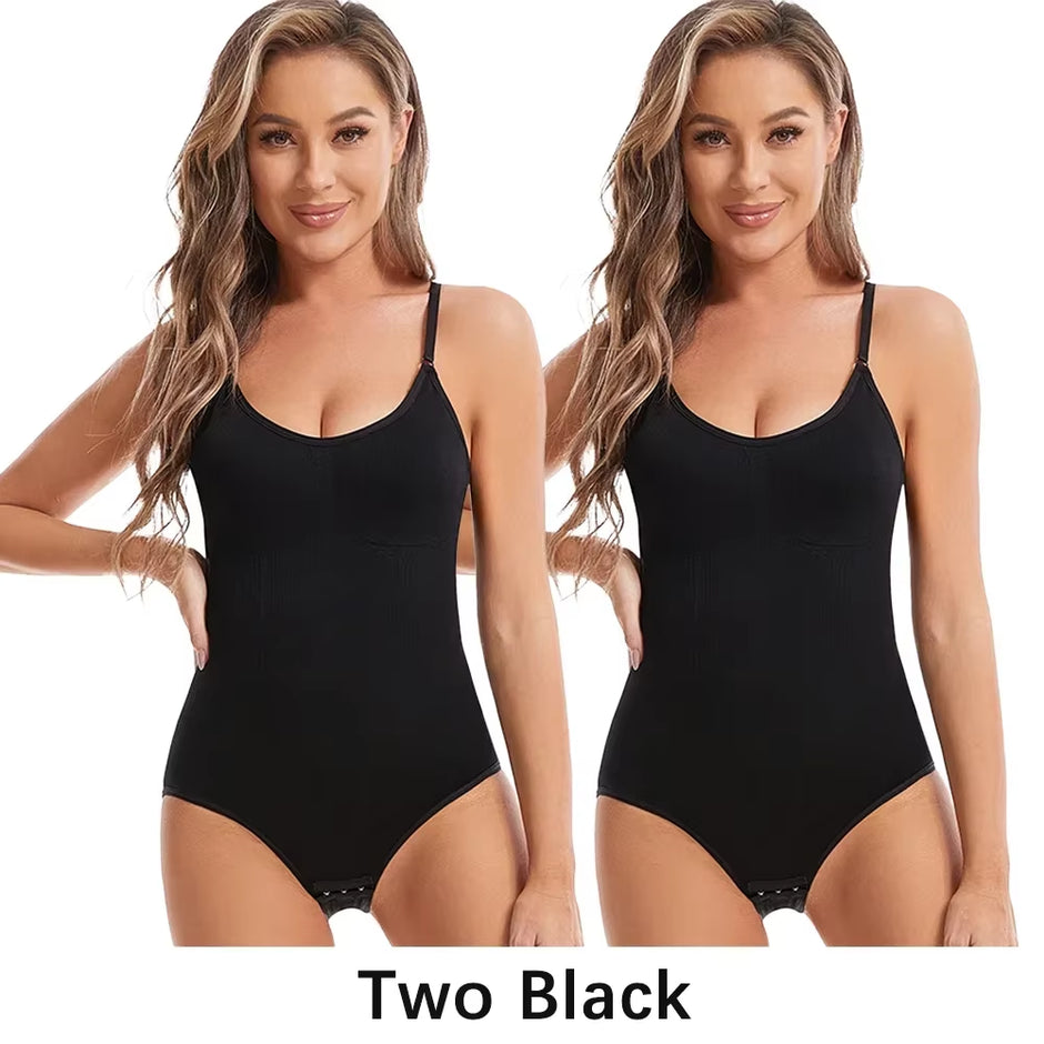 Transform Your Silhouette with Our Women’s Slimming Bodysuit - High Elasticity Open Crotch Full Body Shaper for a Smooth, Flattering Fit
