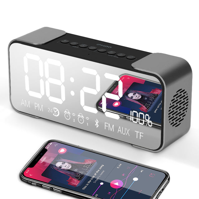 Bluetooth speaker subwoofer alarm clock