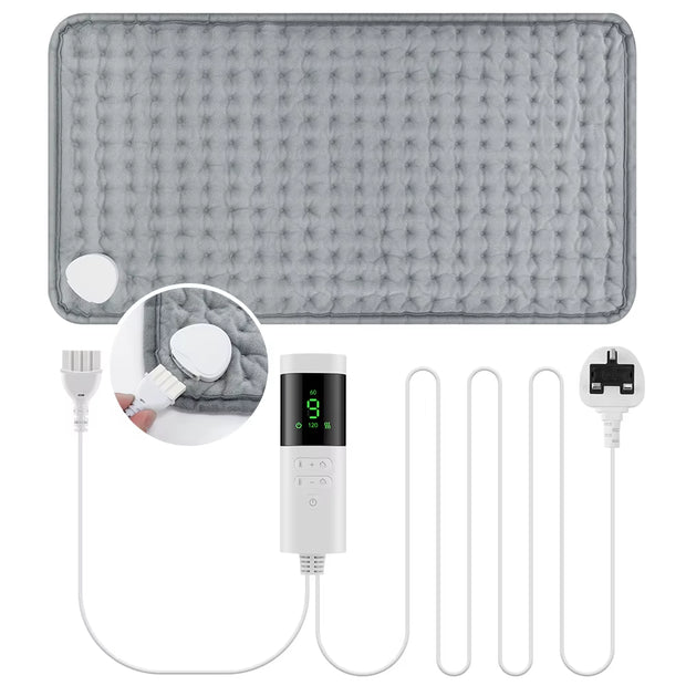 Cozy Up This Winter with Our 30x60cm Electric Heating Pad - 9 Temperature Settings & 4 Timer Options for Ultimate Comfort