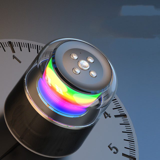 Bluetooth Speaker Colorful Lights Subwoofer High Volume Desktop