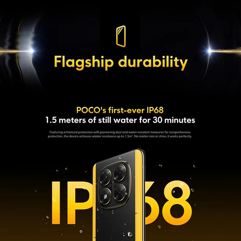 Experience the Power of POCO X7: Global Version Smartphone with Stunning 6.67' AMOLED Curved Display, 50MP Camera, and 45W Turbo Charging!