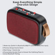 Portable Wireless Mini Subwoofer Speaker - Perfect for Outdoor Adventures and Home Use