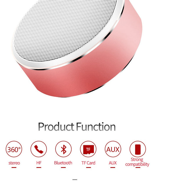 S8 portable Bluetooth speaker Mini card subwoofer built-in battery mini speaker