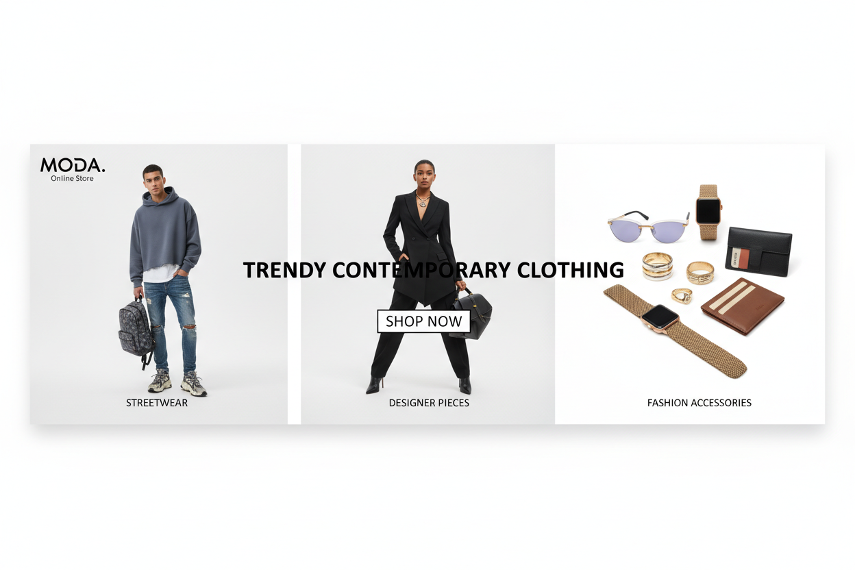 Banner Fashion Moderna