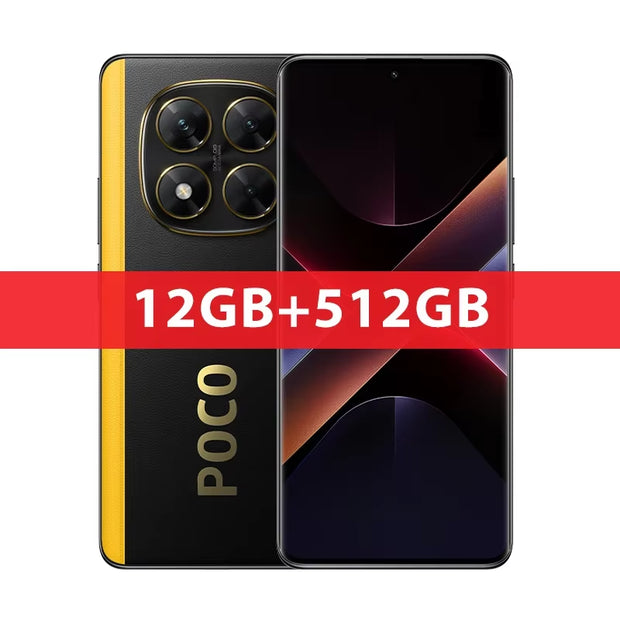 Experience the Power of POCO X7: Global Version Smartphone with Stunning 6.67' AMOLED Curved Display, 50MP Camera, and 45W Turbo Charging!