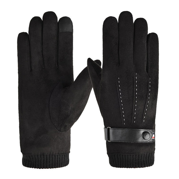 Men's Suede Thermal Gloves