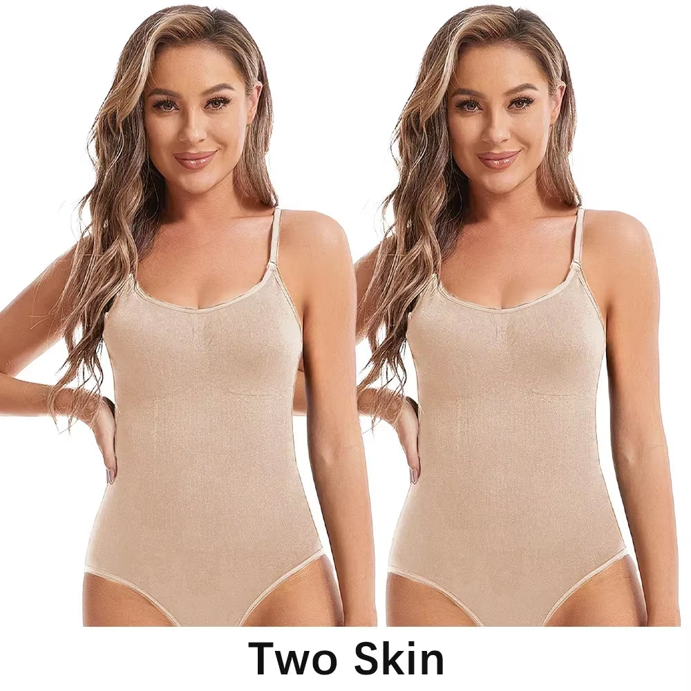 Transform Your Silhouette with Our Women’s Slimming Bodysuit - High Elasticity Open Crotch Full Body Shaper for a Smooth, Flattering Fit