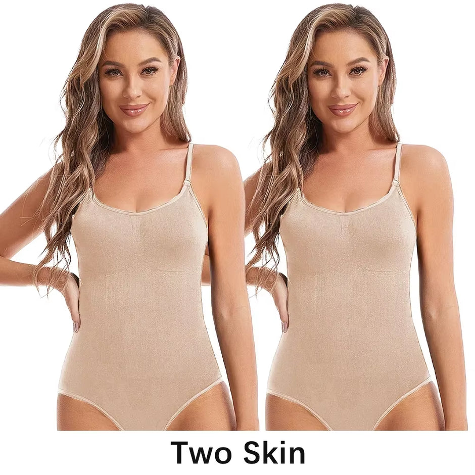 Transform Your Silhouette with Our Women’s Slimming Bodysuit - High Elasticity Open Crotch Full Body Shaper for a Smooth, Flattering Fit